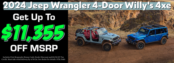 2024 Jeep Wrangler 4-Door Willys 4xe